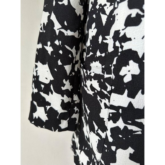 Anthology Black & White Longline Jacket Size 12 Lightweight Jacket - Picture 2 of 4